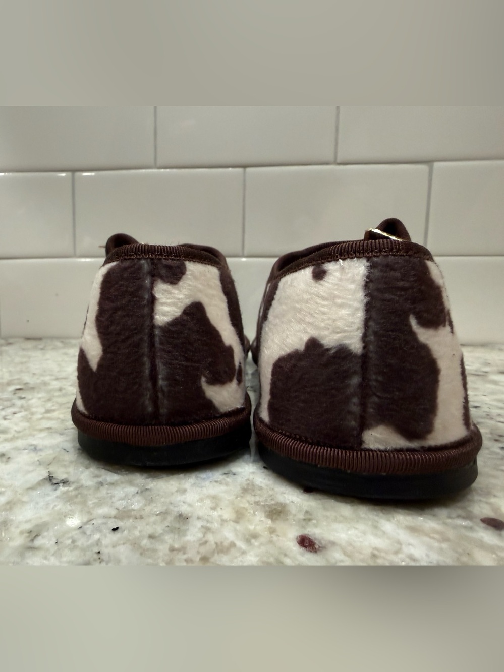 Universal Thread Brown & White Cowprint Mary Jane Shoes Size 8 NWOT or 8 1/2 NWT - Picture 7 of 16